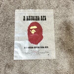 Bape Plastic Garment Bag